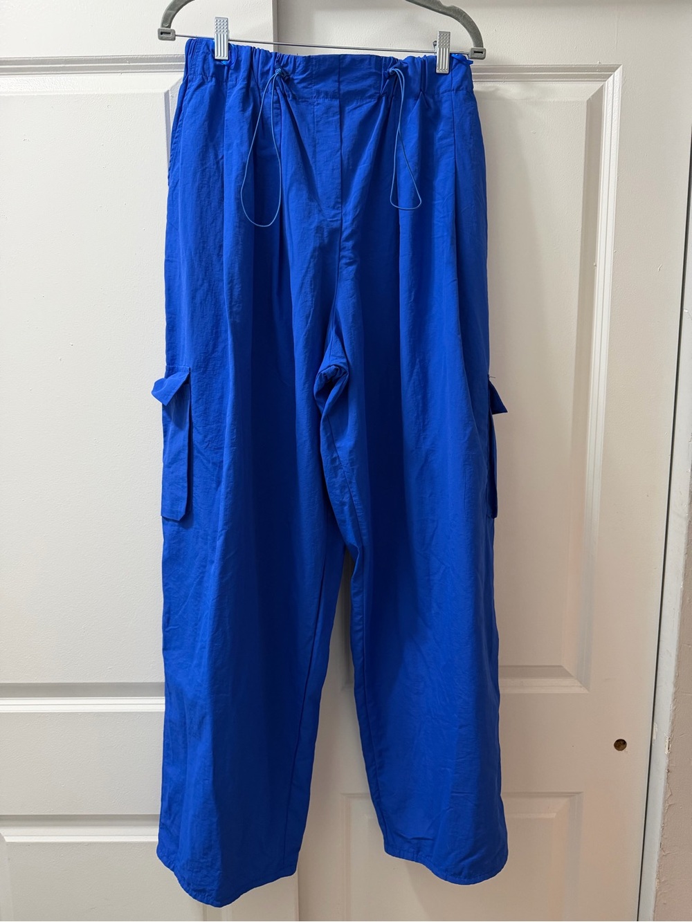 Fashion Nova Electric Blue Cargo Joggers
